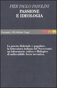 Passione e ideologia - Pier Paolo Pasolini - copertina