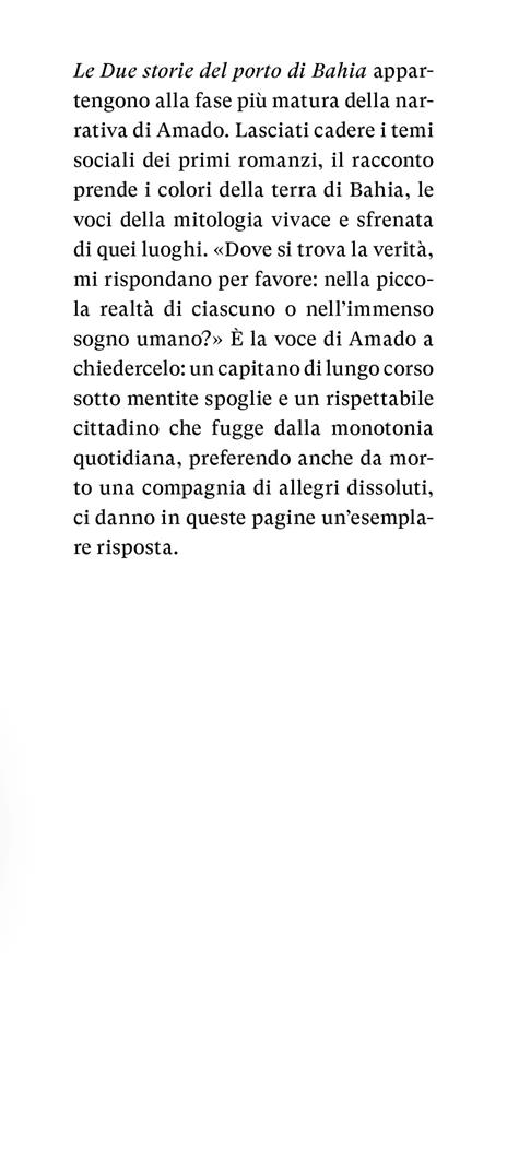 Due storie del porto di Bahia - Jorge Amado - 2