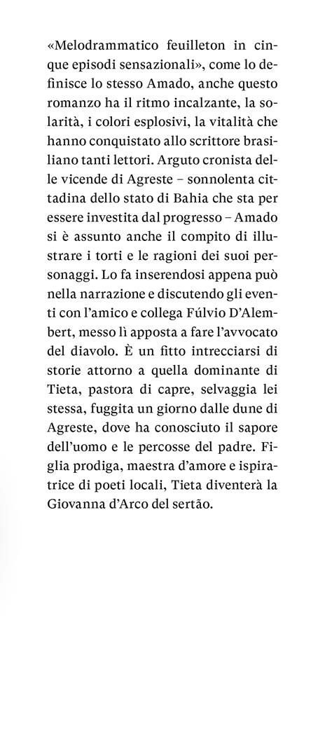 Vita e miracoli di Tieta D'Agreste - Jorge Amado - 2