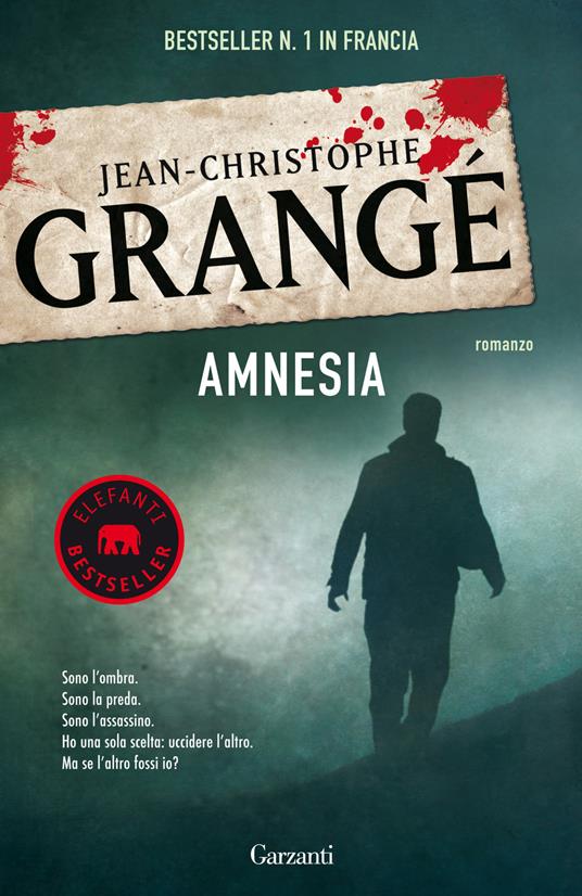 Amnesia - Jean-Christophe Grangé - copertina