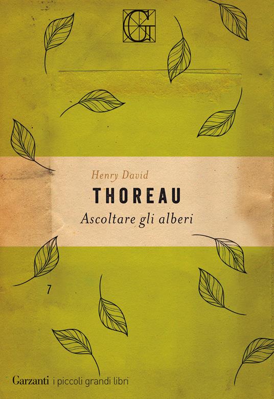 Ascoltare gli alberi - Henry David Thoreau - copertina