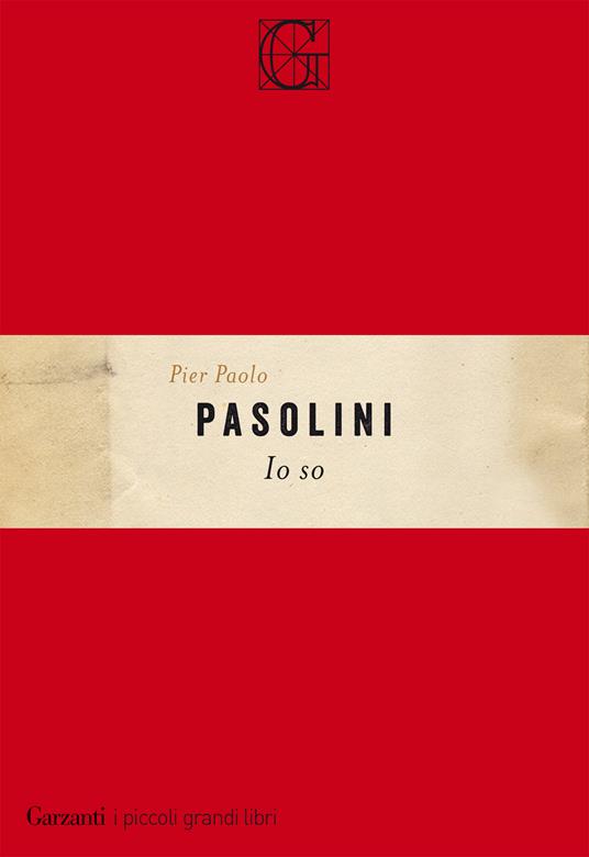 Io so - Pier Paolo Pasolini - ebook