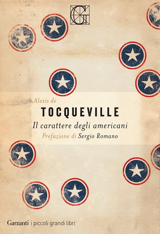 Il carattere degli americani - Alexis de Tocqueville - copertina
