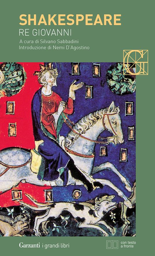Re Giovanni. Testo inglese a fronte - William Shakespeare - copertina