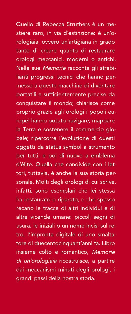 Memorie di un'orologiaia - Rebecca Struthers - 2