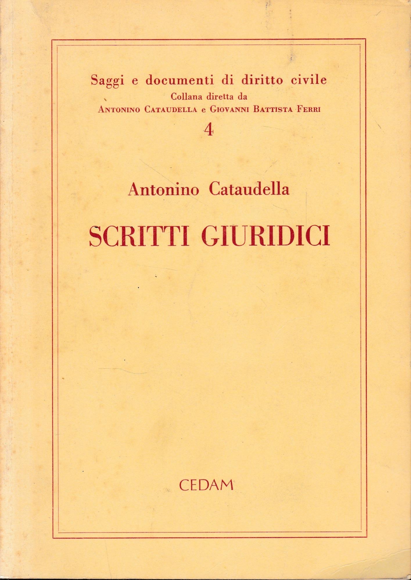 Scritti giuridici