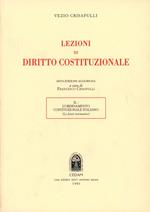 Lezioni di diritto costituzionale. Vol. 2/1: L'Ordinamento costituzionale italiano