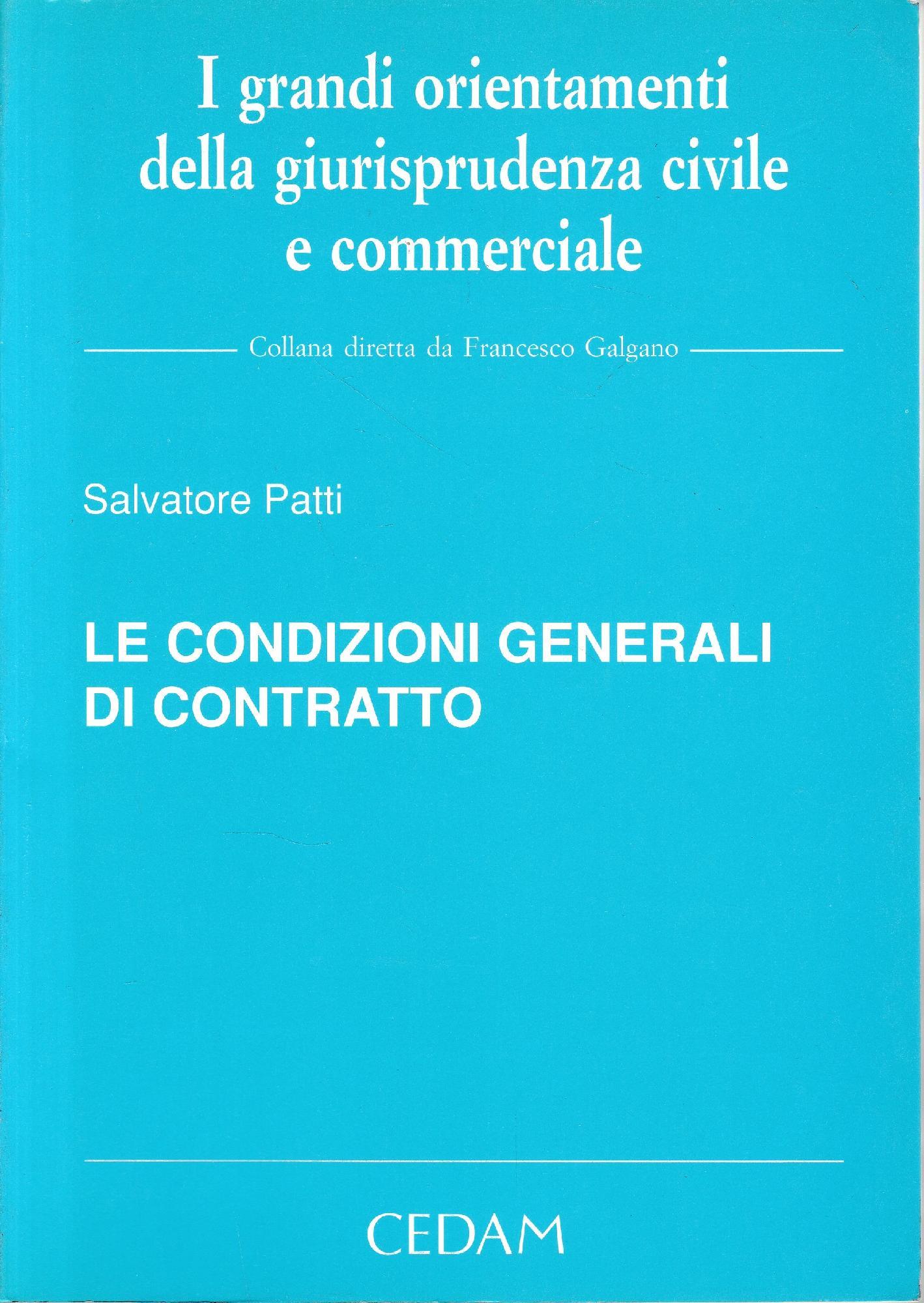 Le condizioni generali di contratto