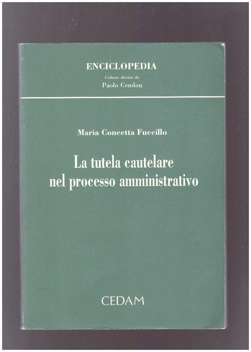 La tutela cautelare nel processo amministrativo