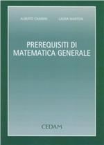 Prerequisiti di matematica generale