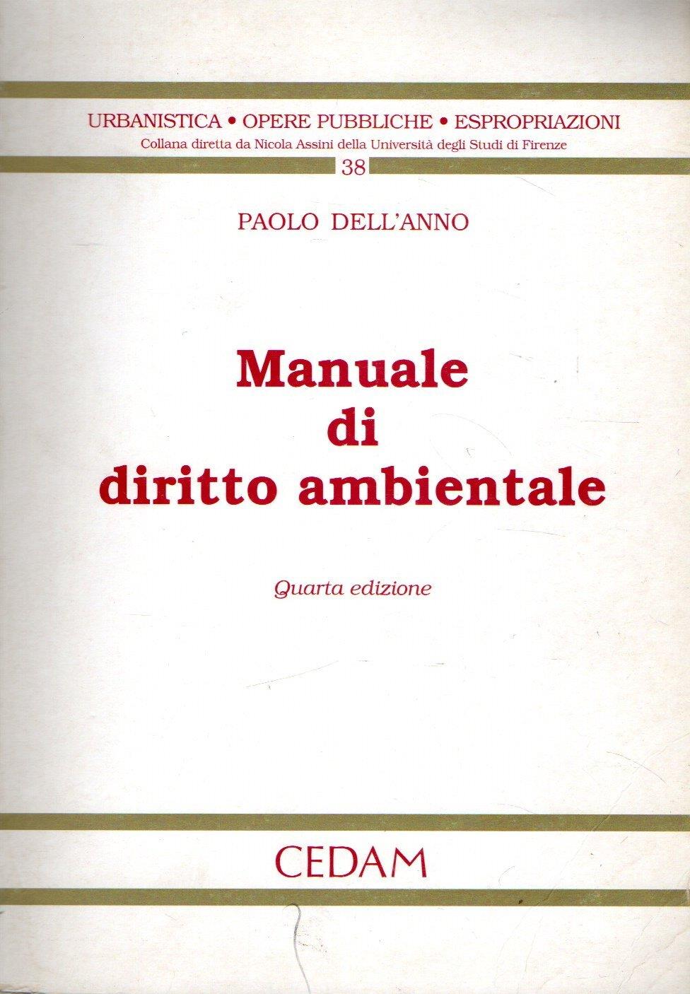 Manuale di diritto ambientale
