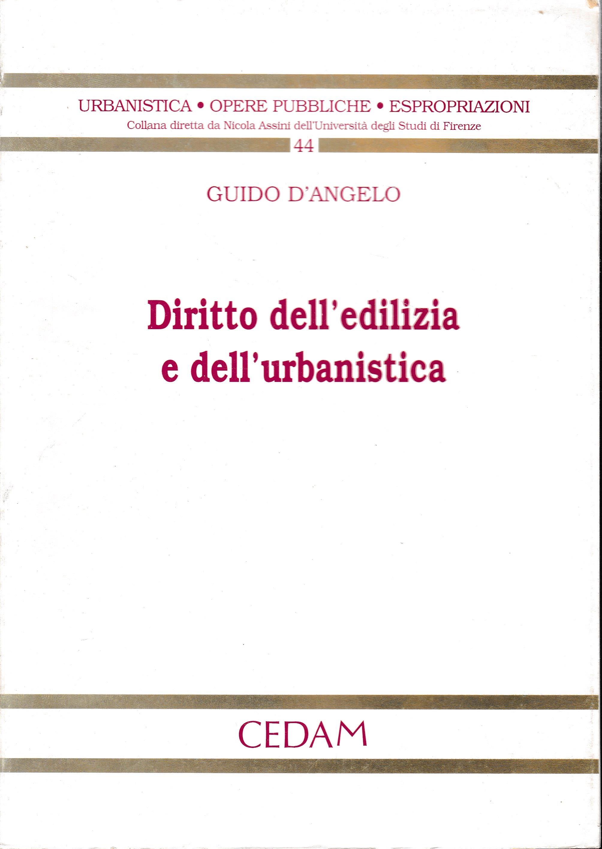 Diritto dell'edilizia e dell'urbanistica