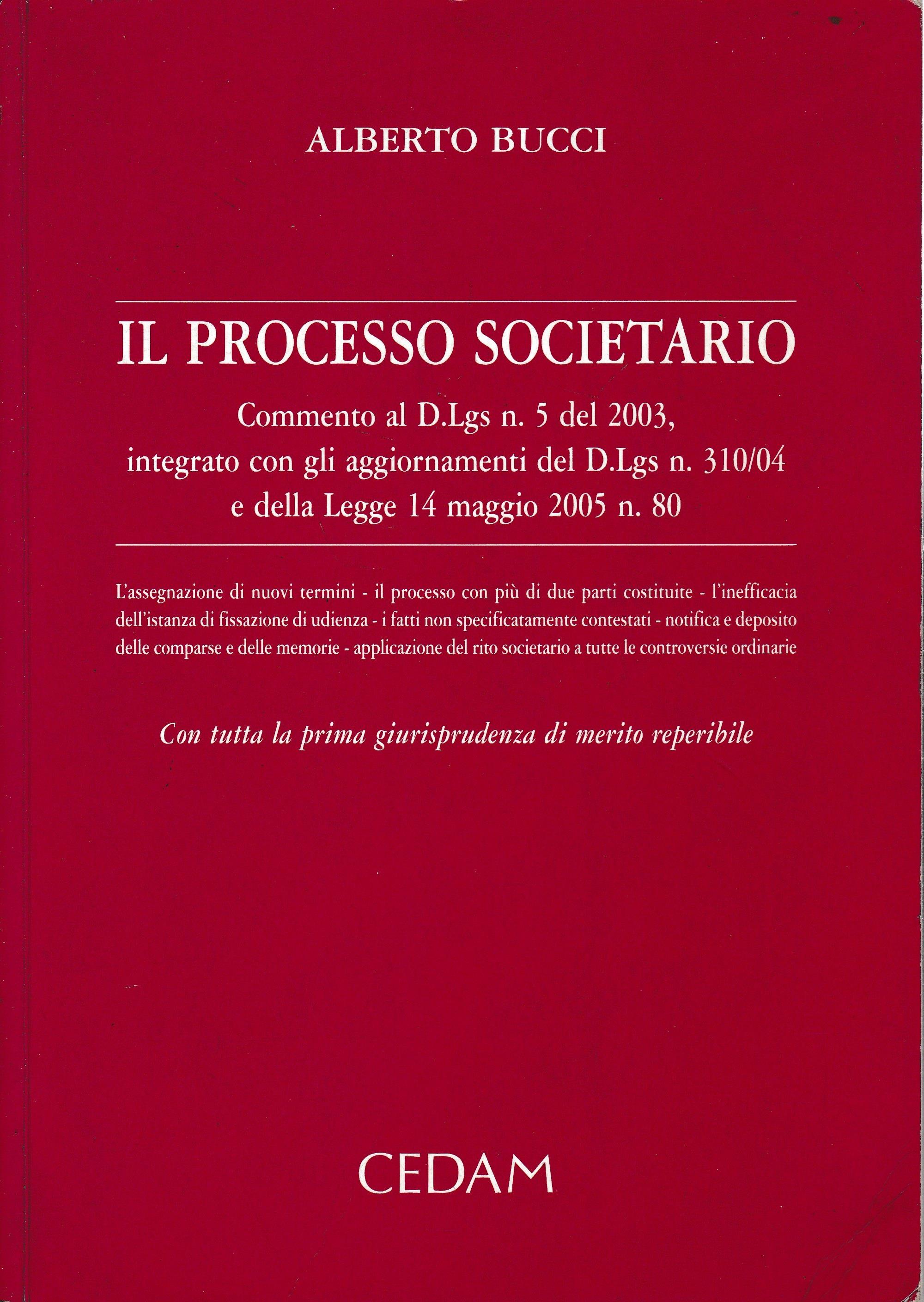 Il processo societario