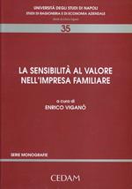 La sensibilità al valore nell'impresa familiare