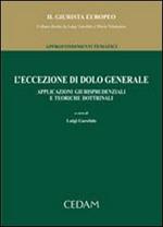 L'Eccezione di dolo generale. Applicazioni giurisprudenziali e teoriche dottrinali