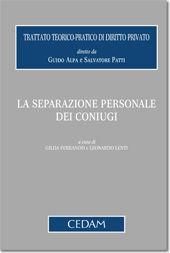 Libro La separazione personale dei coniugi 
