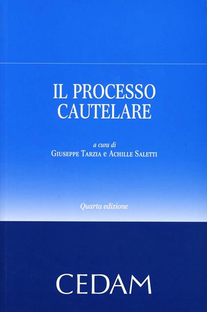 Il processo cautelare - copertina