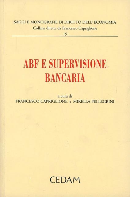ABF e supervisione bancaria - copertina