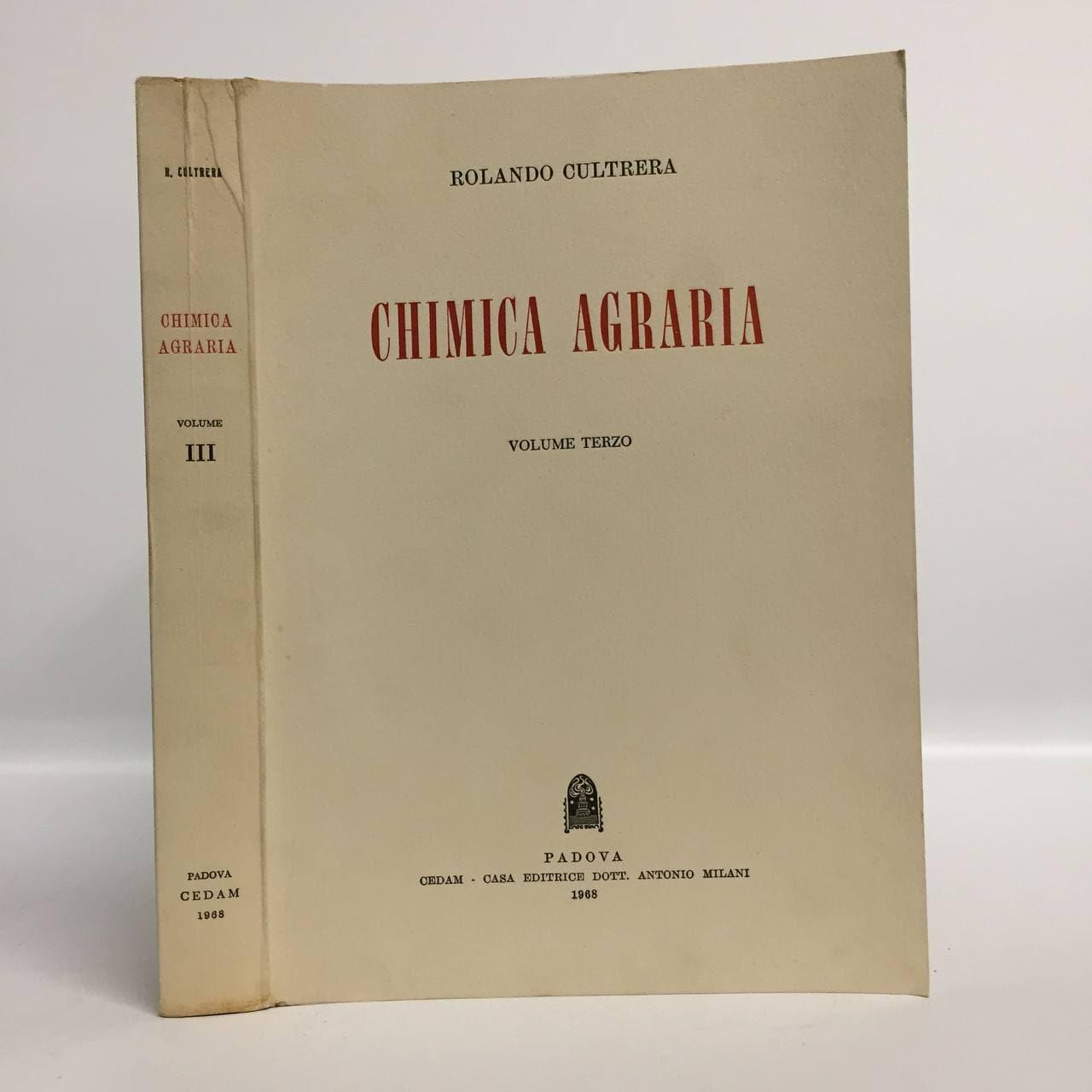 Chimica agraria. Vol. 3: La chimica del terreno