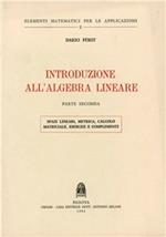 Introduzione all'algebra lineare. Vol. 2