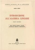 Introduzione all'algebra lineare. Vol. 2