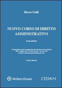 Nuovo corso di diritto amministrativo - Rocco Galli - copertina