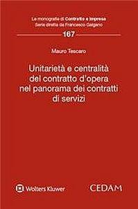 Contratto d'opera nel panorama dei contratti di servizi - Mauro Tescaro - copertina