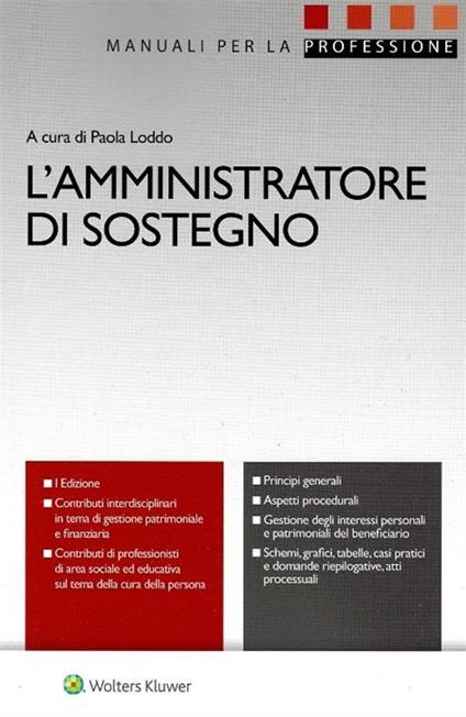 L'amministratore di sostegno - copertina
