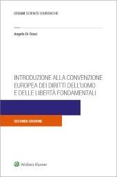 Introduzione alla convenzione europea dei diritti dell'uomo e delle libertà fondamentali - Angela Di Stasi - copertina