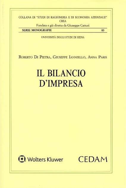 Bilancio d'impresa - Giuseppe Ianniello,Roberto Di Pietra,Anna Paris - copertina