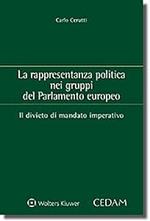 La rappresentanza politica nei gruppi del Parlamento europeo