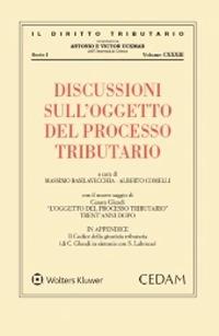 Discussioni sull'oggetto del processo tributario - copertina