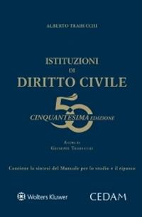 Istituzioni di diritto civile - Alberto Trabucchi - copertina