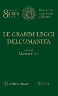 Le grandi leggi dell'umanità - copertina