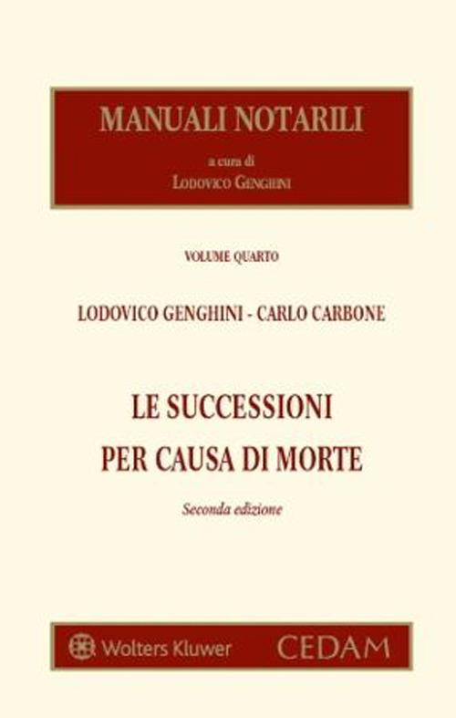 Le successioni per causa di morte - Lodovico Genghini,Carlo Carbone - copertina