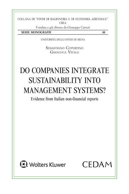 Do companies integrate sustainability into management systems? - Sebastiano Cupertino,Gianluca Vitale - ebook