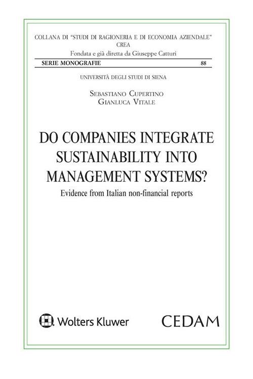 Do companies integrate sustainability into management systems? - Sebastiano Cupertino,Gianluca Vitale - ebook
