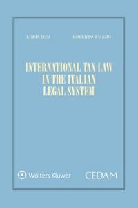 International tax law in the Italian legal system - copertina