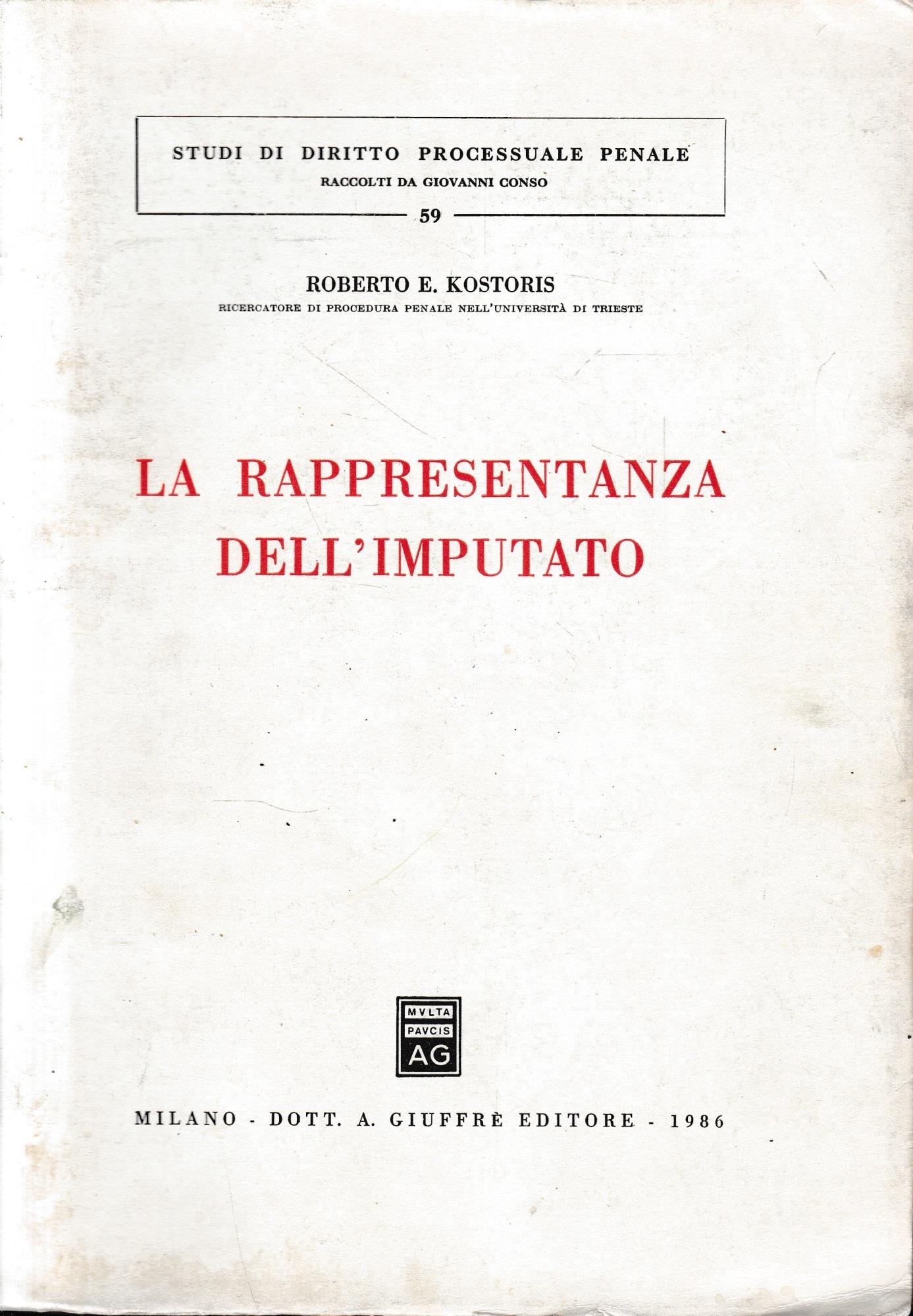 La rappresentanza dell'imputato