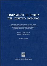 Lineamenti di storia del diritto romano - copertina