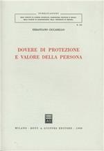 Dovere di protezione e valore della persona