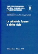 Trattato di criminologia, medicina criminologica e psichiatria forense. Vol. 14: La psichiatria forense in diritto civile.