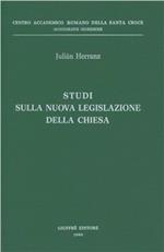 Studi sulla nuova legislazione della Chiesa