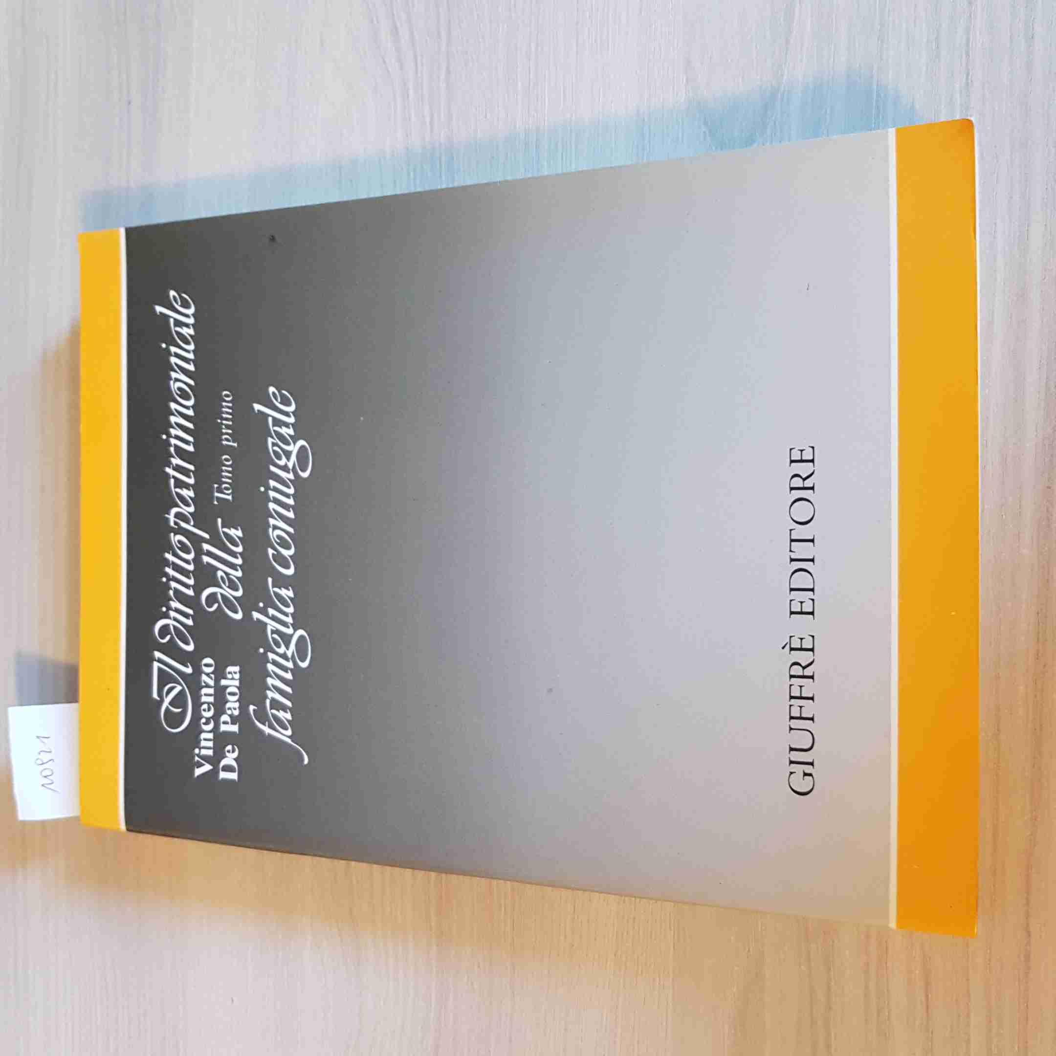 Il diritto patrimoniale della famiglia coniugale. Vol. 1