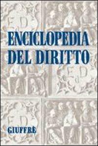 Enciclopedia del diritto. Vol. 3 - copertina