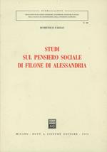 Studi sul pensiero sociale di Filone di Alessandria