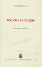 Sconto bancario. Estratto dal 41º volume dell'Enciclopedia del diritto