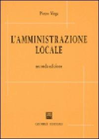 L' amministrazione locale - Pietro Virga - copertina