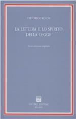 La lettera e lo spirito della legge