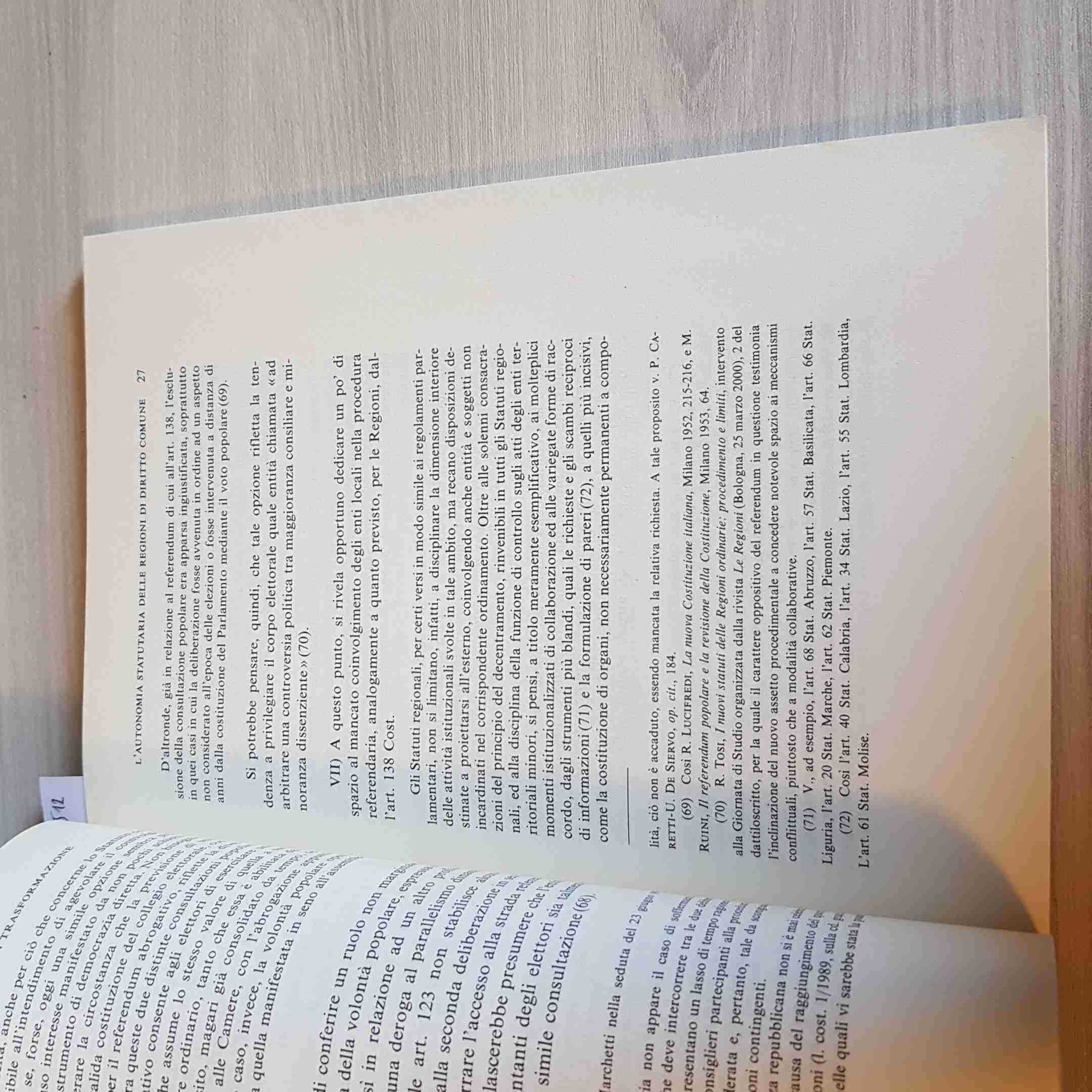 Le fonti regionali del diritto in trasformazione. Considerazioni in margine alla Legge costituzionale 22 novembre 1999, n. 1